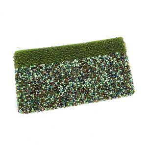 Vintage heavily beaded handbag cocktail wedding evening party stunning‎